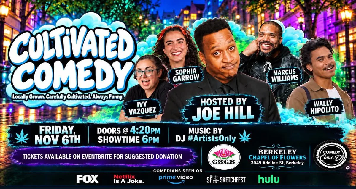 Promotional artwork for CBCB X Comedy Come Up : The Cultivated Comedy Experience