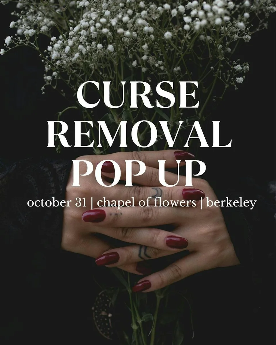 Promotional artwork for Curse Removal Pop-Up