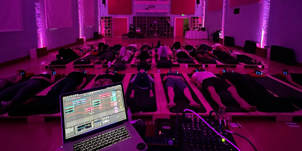 Sound equipment and resting spaces for the Full Body Sensory Music Journey