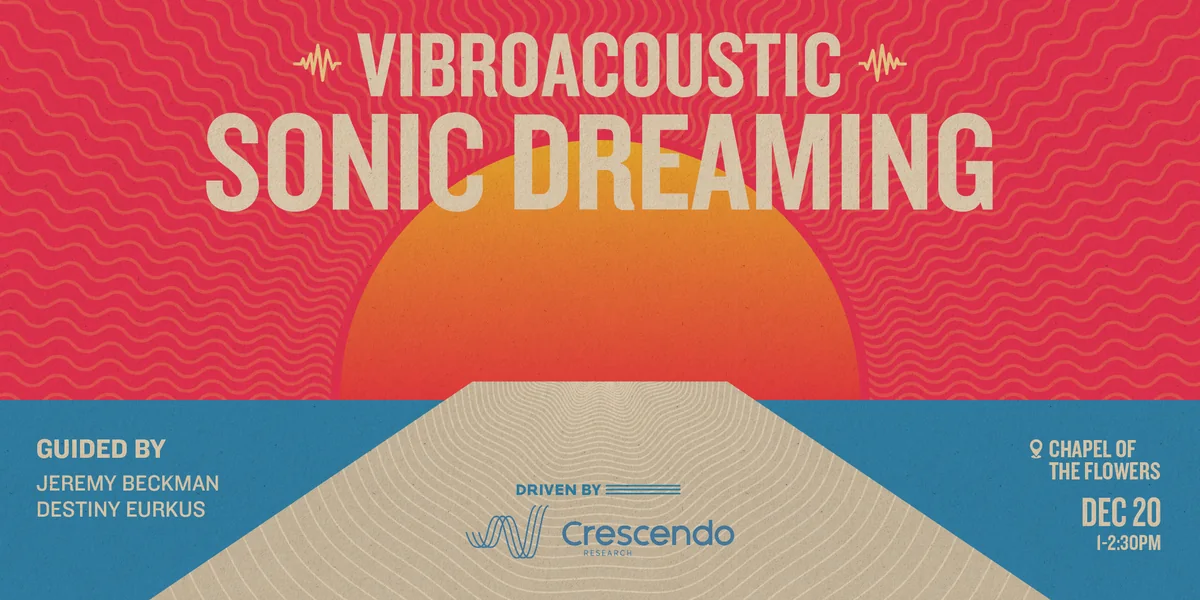 Promotional artwork for Vibroacoustic Sonic Dreaming